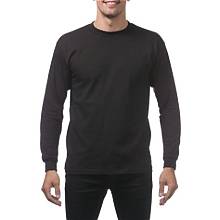 Black Pro Club Long Sleeve Heavyweight T-Shirt