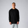 Black Shaka Wear Heavyweight Long Sleeve T-Shirt
