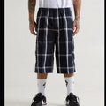 Black Shaka Wear Plaid Shorts