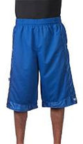 Blue Men’s Pro Club Basketball Shorts, Athletic Fit, Court Ready for Active Play, Sporty Look