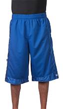 Blue Men’s Pro Club Basketball Shorts, Athletic Fit, Court Ready for Active Play, Sporty Look