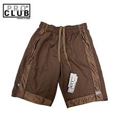 Brown Men’s Pro Club Basketball Shorts, Athletic Fit, Court Ready for Active Play, Sporty Look