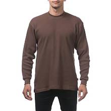 Brown Pro Club Heavyweight Long Sleeve T-Shirt