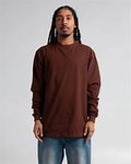 Brown Shaka Wear Heavyweight Long Sleeve T-Shirt