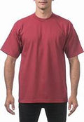 Burgundy Pro Club Men's COMFORT Cotton T-Shirt