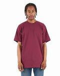 Burgundy SHAKA ACTIVE Short Sleeve T-Shirt