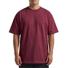 Burgundy SHAKA ACTIVE Short Sleeve T-Shirt