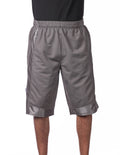 Charcoal Men’s Pro Club Basketball Shorts, Athletic Fit, Court Ready for Active Play, Sporty Look