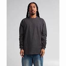 Charcoal Shaka Wear Heavyweight Long Sleeve T-Shirt