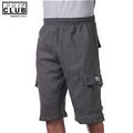 Dark Gray Men's Pro Club Cargo Shorts, Menswear Casual Stylish Simple Bottoms for Daily Wear (Tee Pairing Compatible)