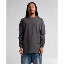 Dark Grey Shaka Wear Heavyweight Long Sleeve T-Shirt