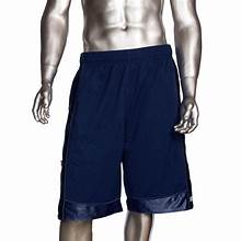 Navy Men’s Pro Club Basketball Shorts, Athletic Fit, Court Ready for Active Play, Sporty Look