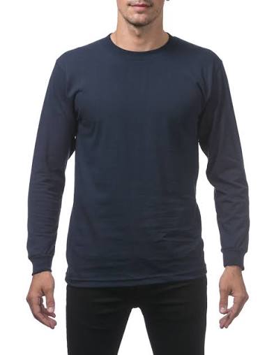 Navy Pro Club Comfort Long Sleeve T-shirt