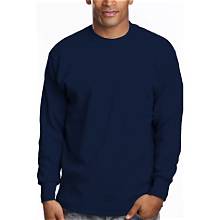 Navy Pro Club Long Sleeve Heavyweight T-Shirt