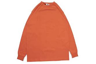 Orange Pro Club Heavyweight Long Sleeve T-Shirt