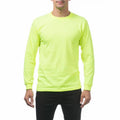 Safety Green Pro Club Comfort Long Sleeve T-shirt