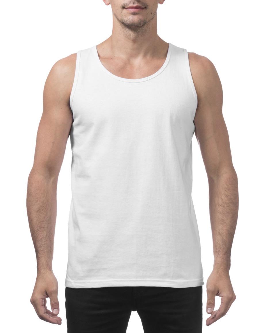 White Pro Club Tank Tops