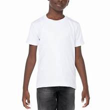 White Pro Club Youth Fit Cotton T-Shirt - Plain, Basic, Solid Colors, All Seasons Menswear Top