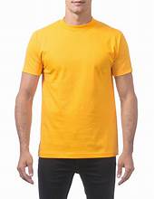 Yellow Pro Club Men's COMFORT Cotton T-Shirt